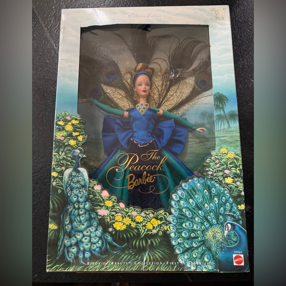 New, Peacock Barbie. Birds of Beauty Collection - Picture 3 of 5